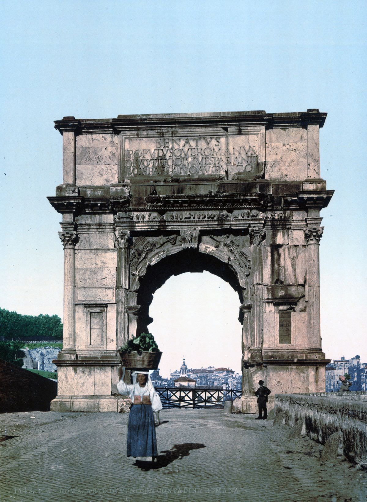 #1 The Triumphal Arch of Titus.