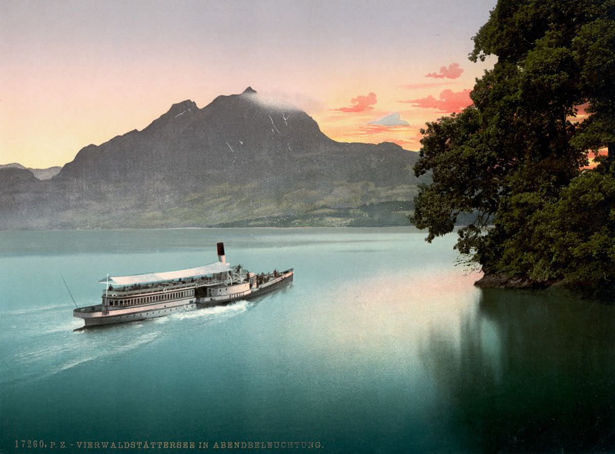 #6 Sunset on Lake Lucerne.
