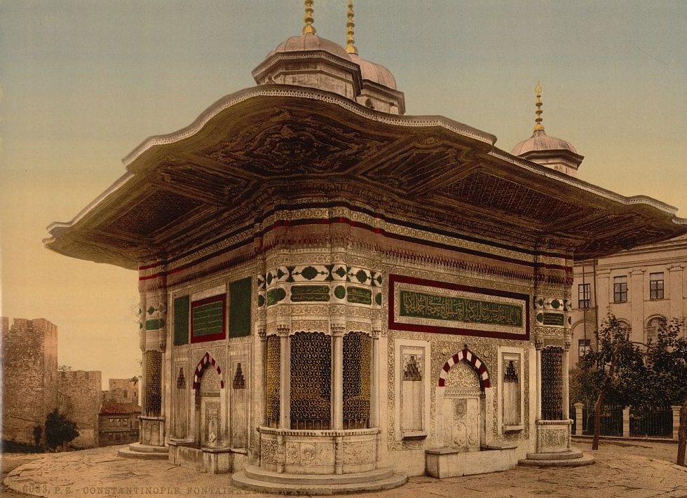 #9 The fountain of Sultan Ahmed, Constantinople, Turkey