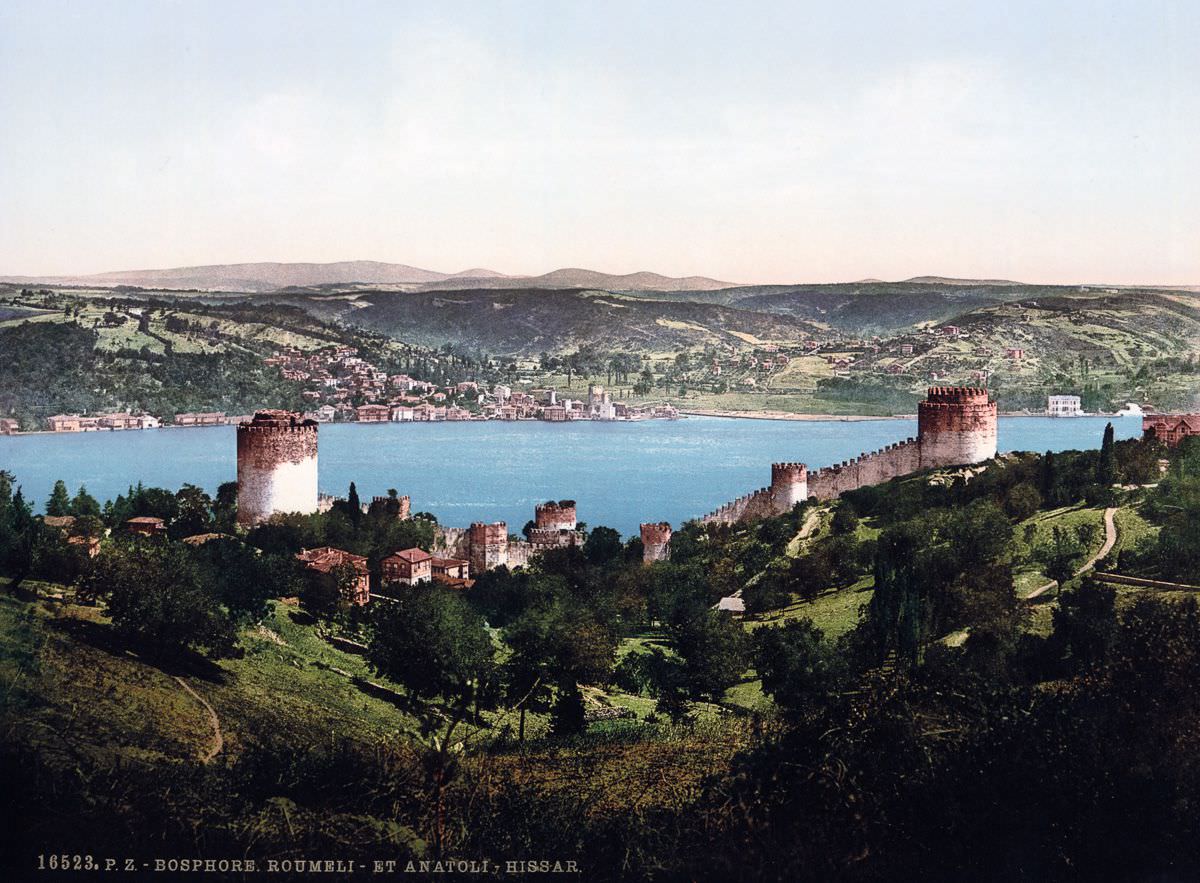 #50 The Bosphorus, Rumeli and Anadali-Hissar.