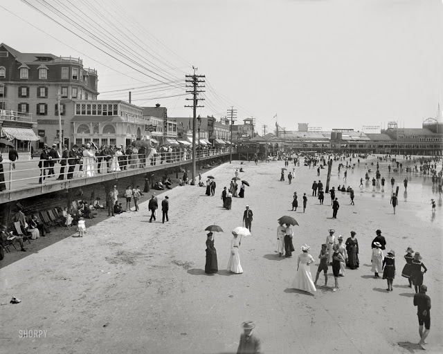 #58 On the Atlantic City Beach, 1906