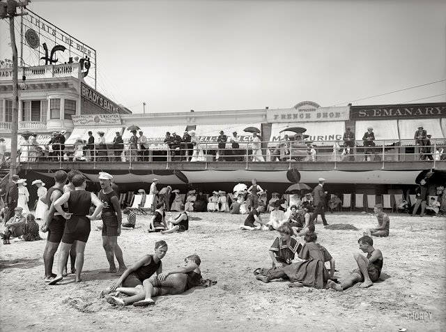 #30 This was taken at Atlantic City beach back in 1904.