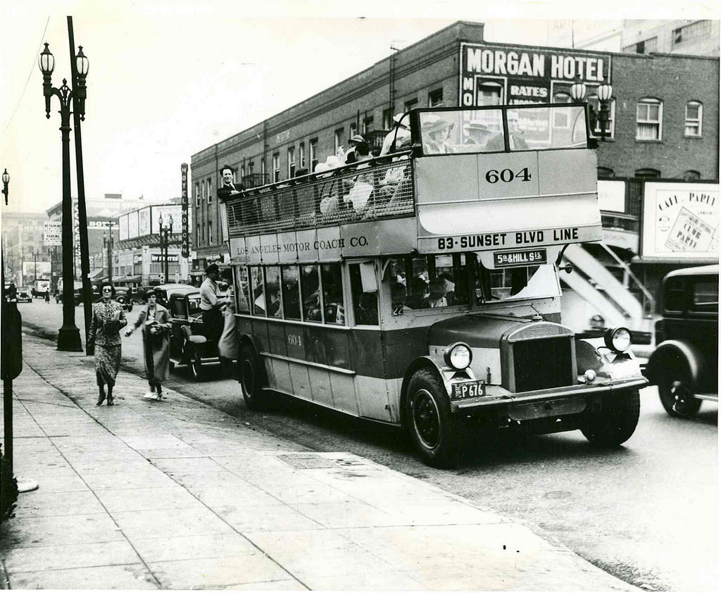 #31 Intersection West Temple Street and North Broadway, Los Angeles, CA, 1932