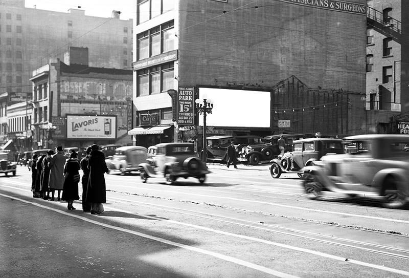 #48 Hill near 3rd Street, 1937