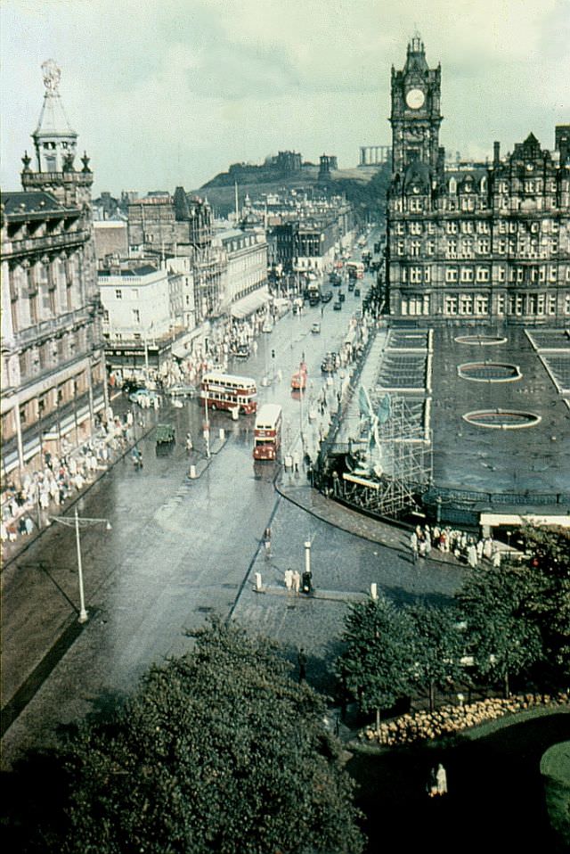 #14 East end of Princes Street, Edinburgh, 1961