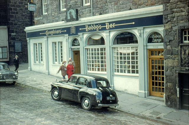 #8 Greyfriars’ Bobby’s Bar, Candlemaker Row, Edinburgh, 1961