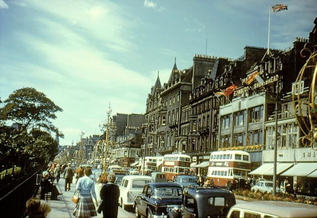 #66 Princes Street looking west, Edinburgh, 1961