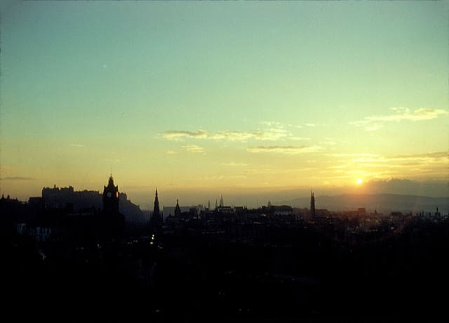 #32 Sunset from Calton Hill, Edinburgh, 1961