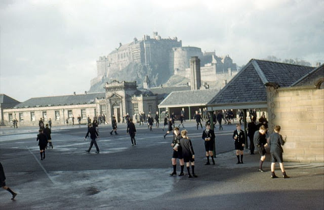 #37 Castle from George Heriot’s School, Edinburgh, 1962