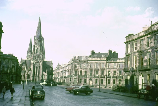 #45 St. Mary’s Episcopalian Cathedral from Melville Street, Edinburgh, 1962