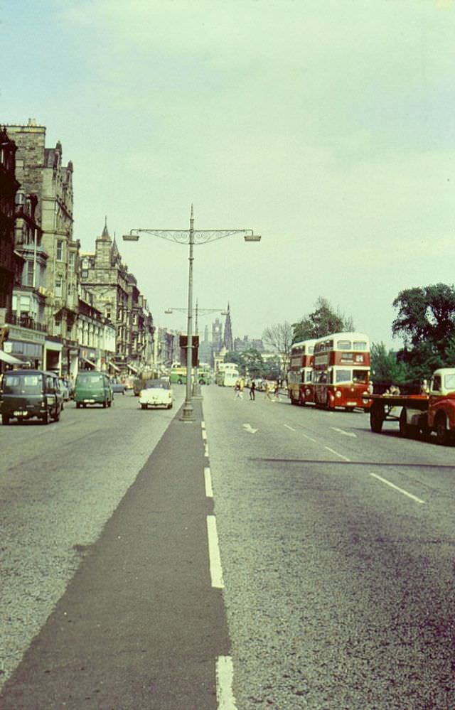 #52 Princes Street looking east, Edinburgh, 1963