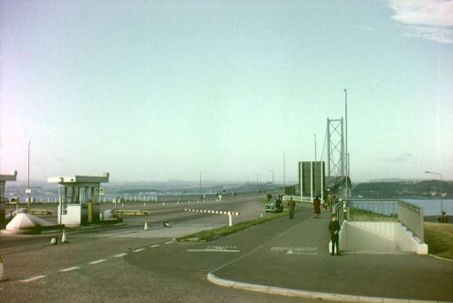 #57 Forth Road Bridge, River Forth, Queensferry, 1965
