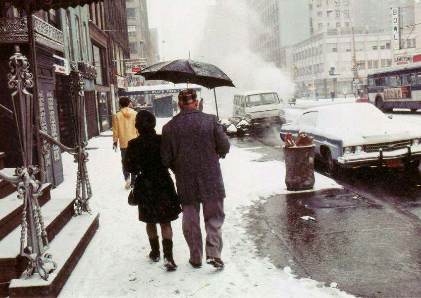 #7 23rd Street facing West towards Eighth Avenue, January, 1976