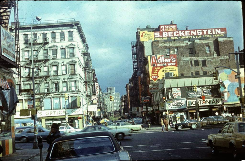 #32 Orchard Street at Delancey, facing North, 1978