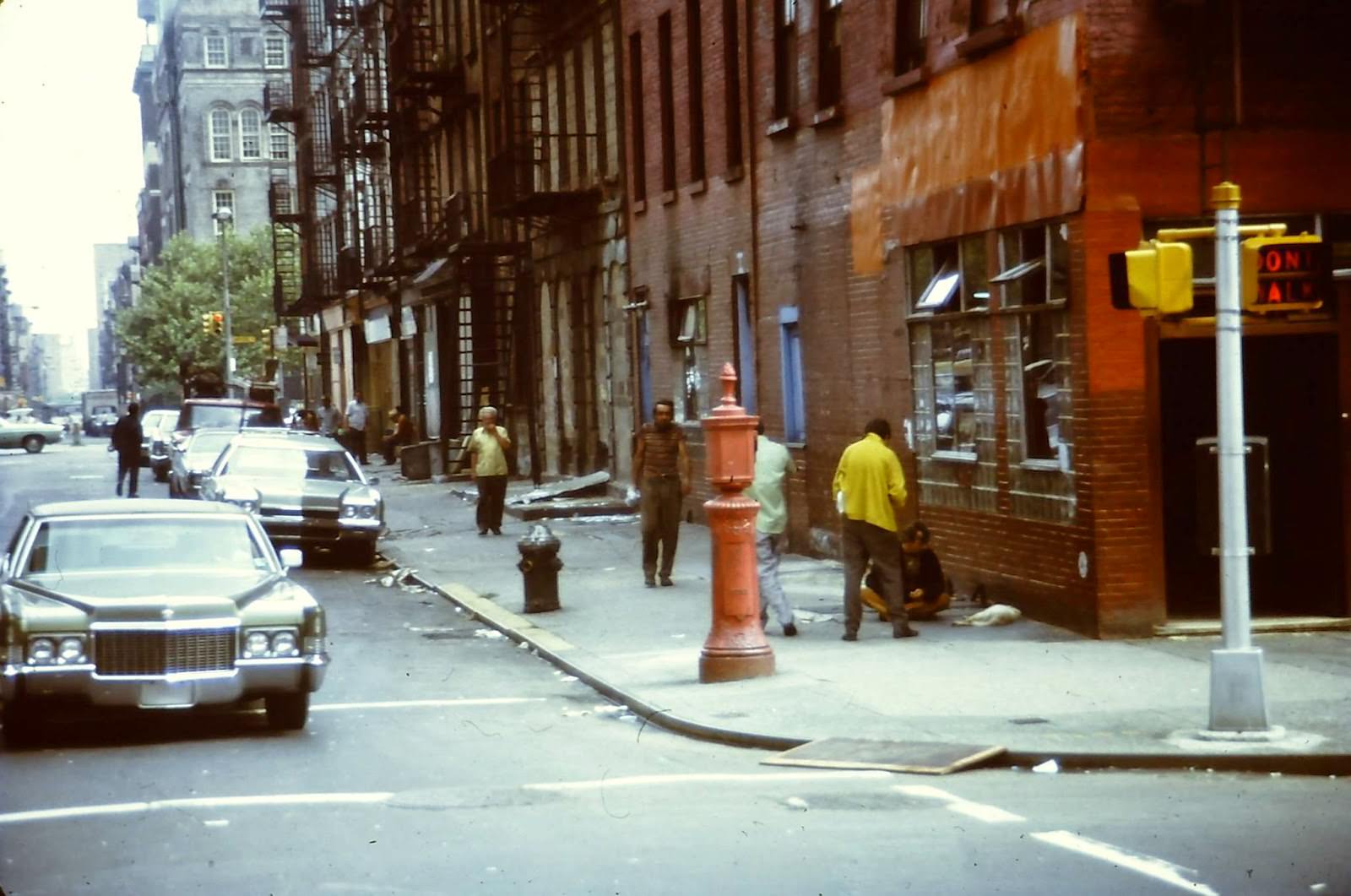 #20 Rivington Street at The Bowery, facing East – August, 1973
