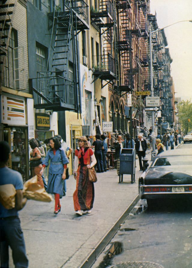 #61 Greenwich Village, photographed by Nicolai Canetti, 1976