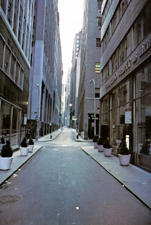 #69 Wall Street on Sunday, photographed by Nicolai Canetti, 1976
