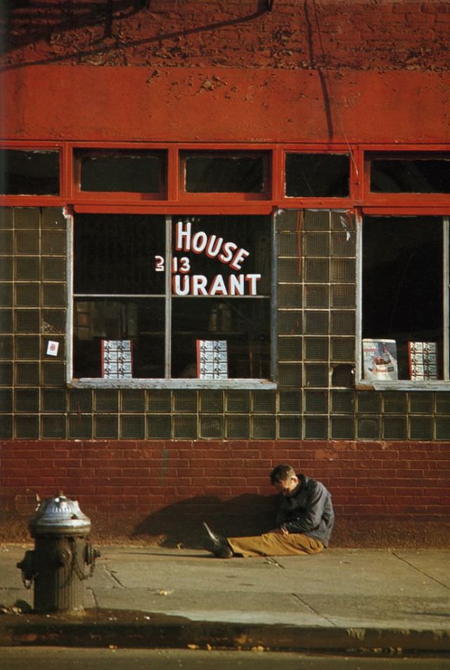 #71 Bowery, photographed by Bernard Herrmann, 1977