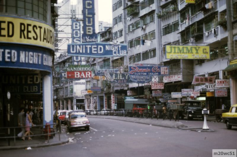 #24 The corner of Lockhart Road and Luard, Wanchai, 1970