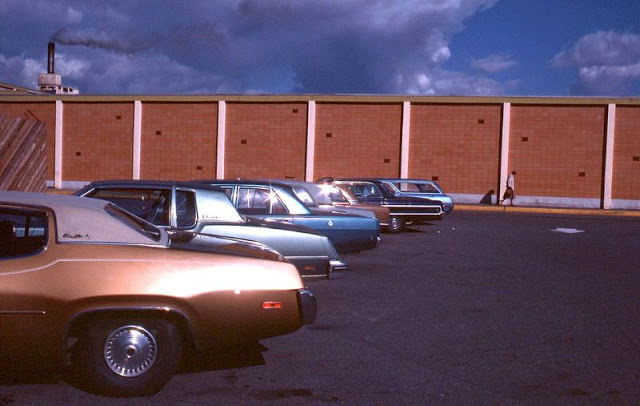 #46 Mall parking lot, Vancouver, March 1978