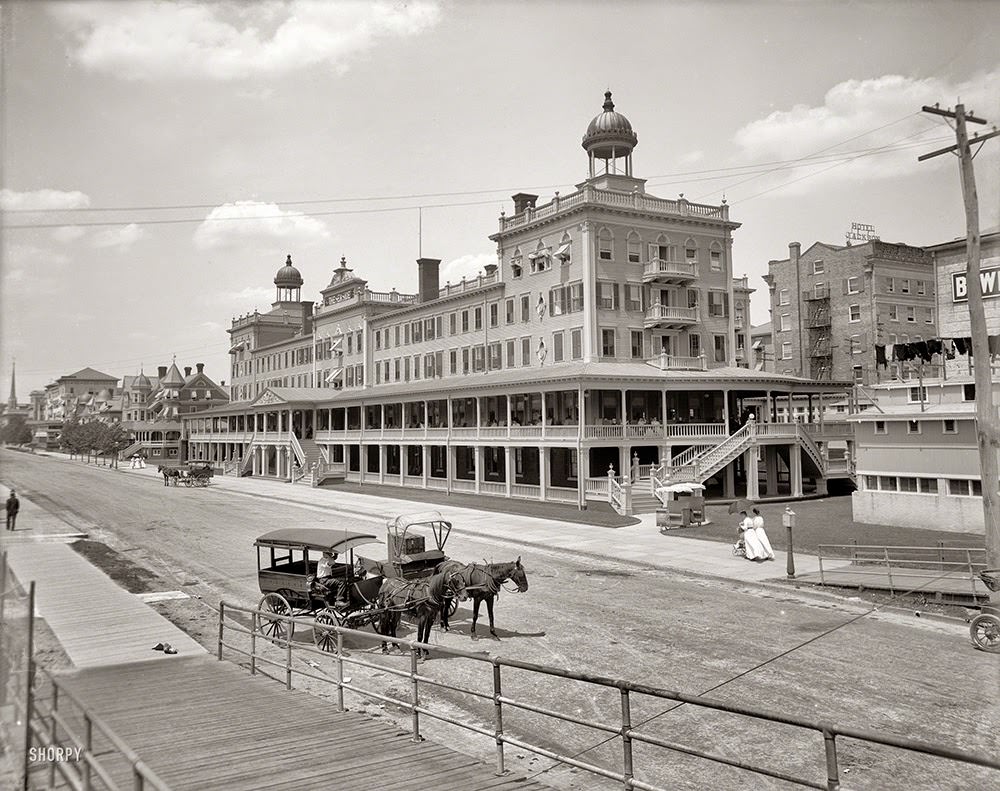 #19 Atlantic City circa 1907. Seaside Hotel (Seaside House).