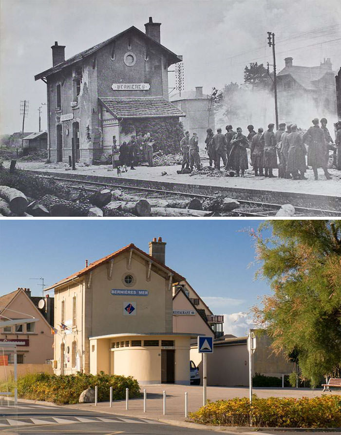 #1 German Prisoners At The Station In Bernières