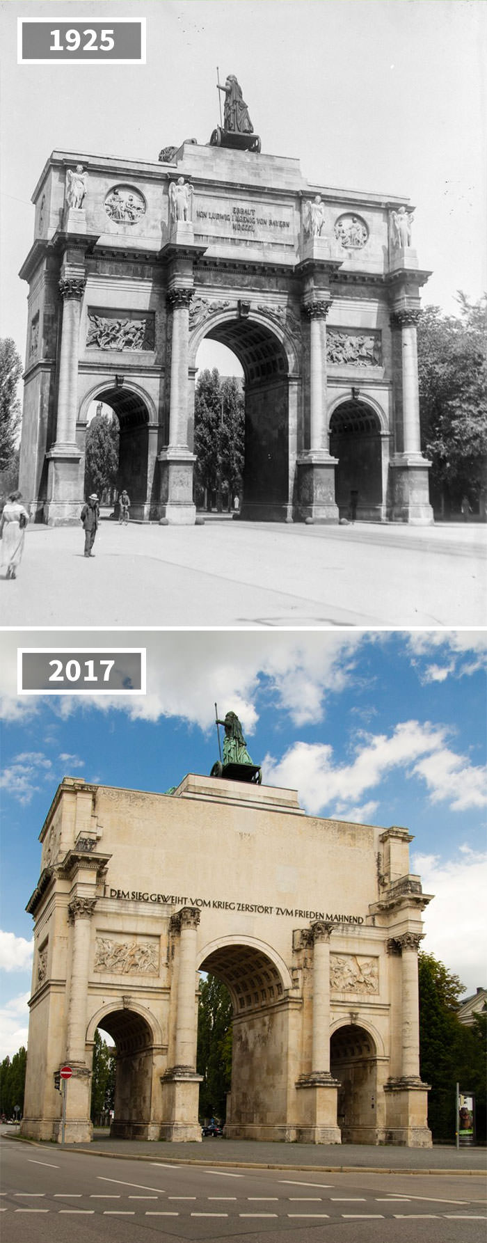 Victory Gate, Munich, Germany, 1925 – 2017