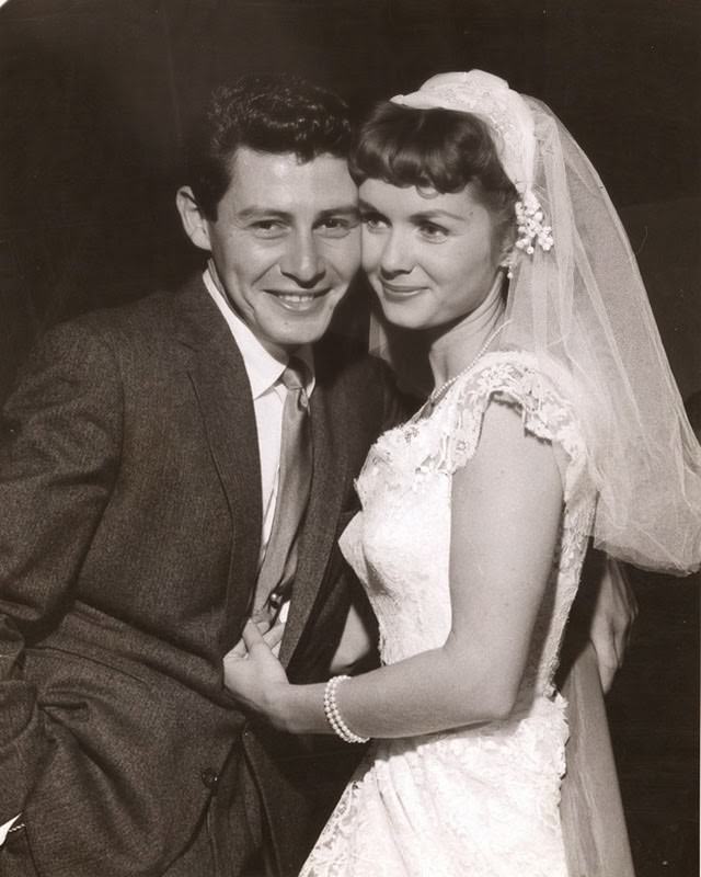 #51 Debbie Reynolds and Eddie Fisher, 1956.