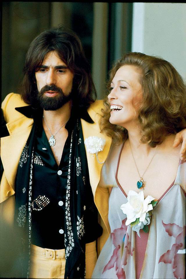 #66 Faye Dunaway and Peter Wolf, 1974.