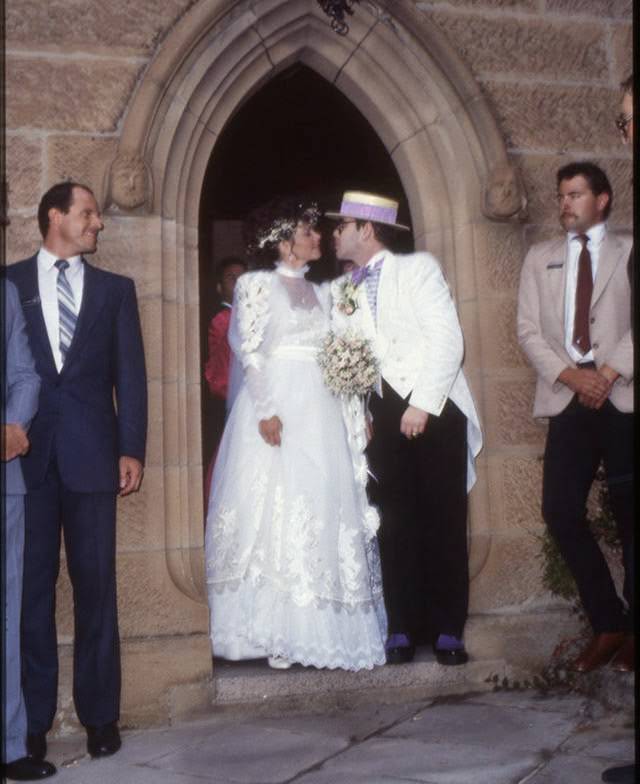 #76 Renata Blauel and Elton John, 1984.