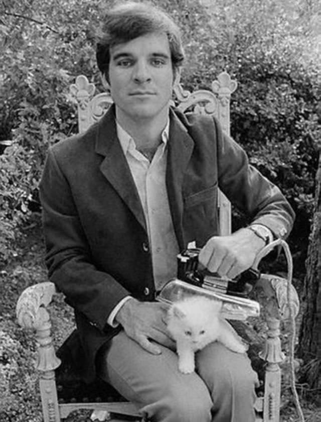 #43 Steve Martin with his cat