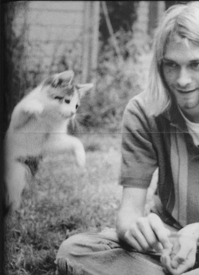 #50 Kurt Cobain and his cat