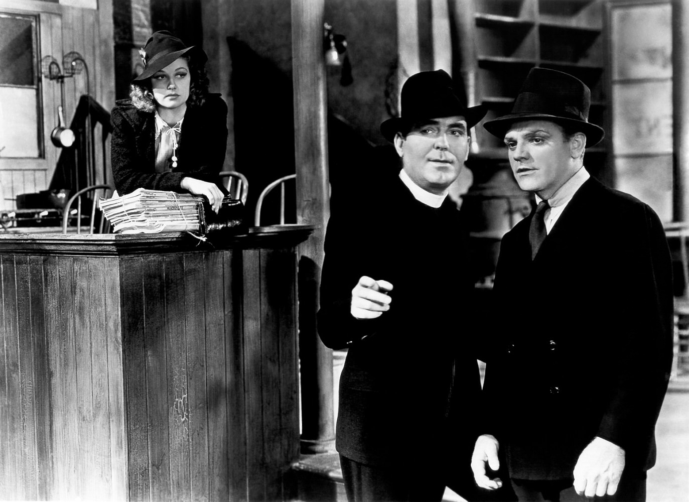 #11 Ann Sheridan, Pat O’Brien and James Cagney in Angels with dirty faces, 1938