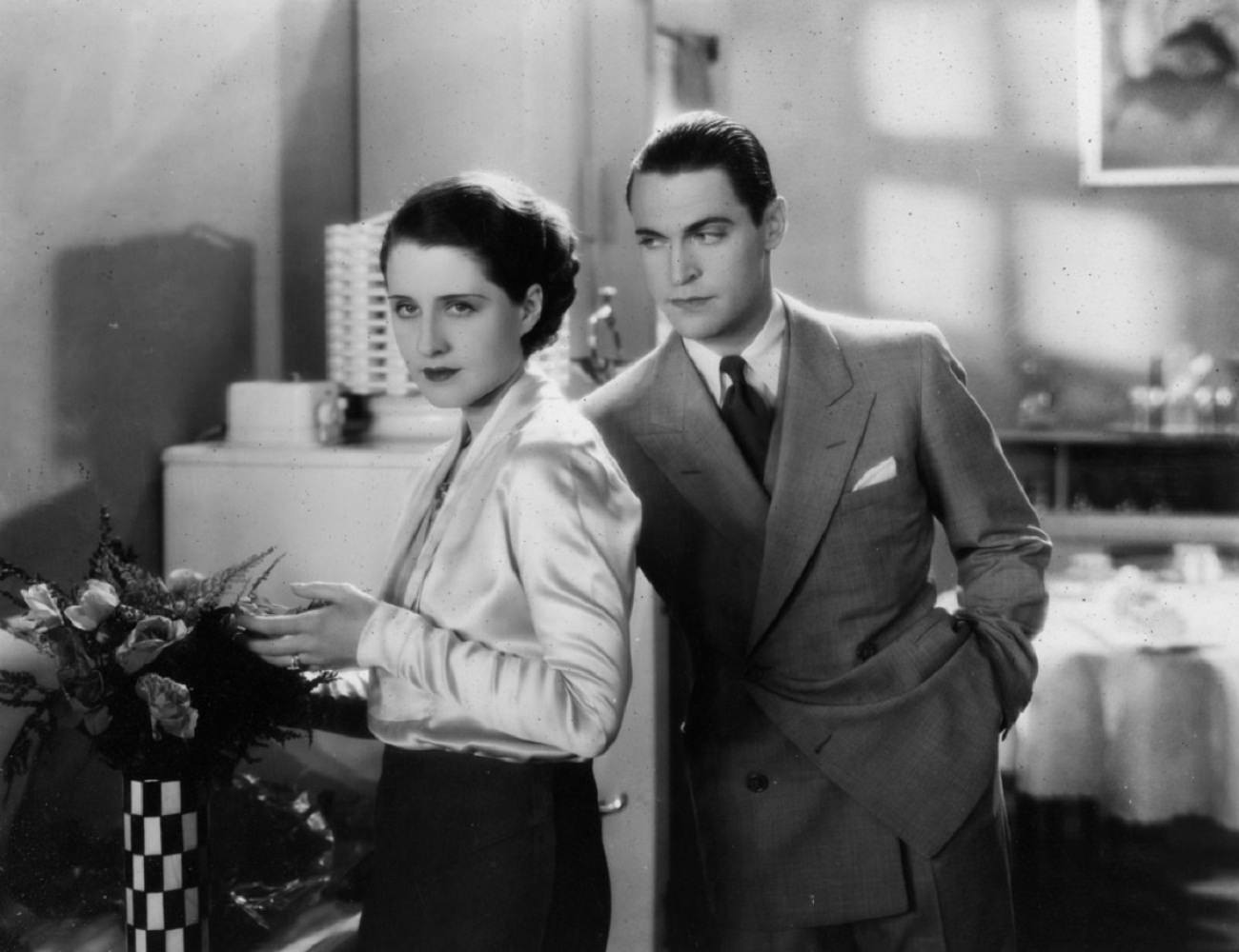 #61 Norma Shearer and Chester Morris in The divorcee, 1930