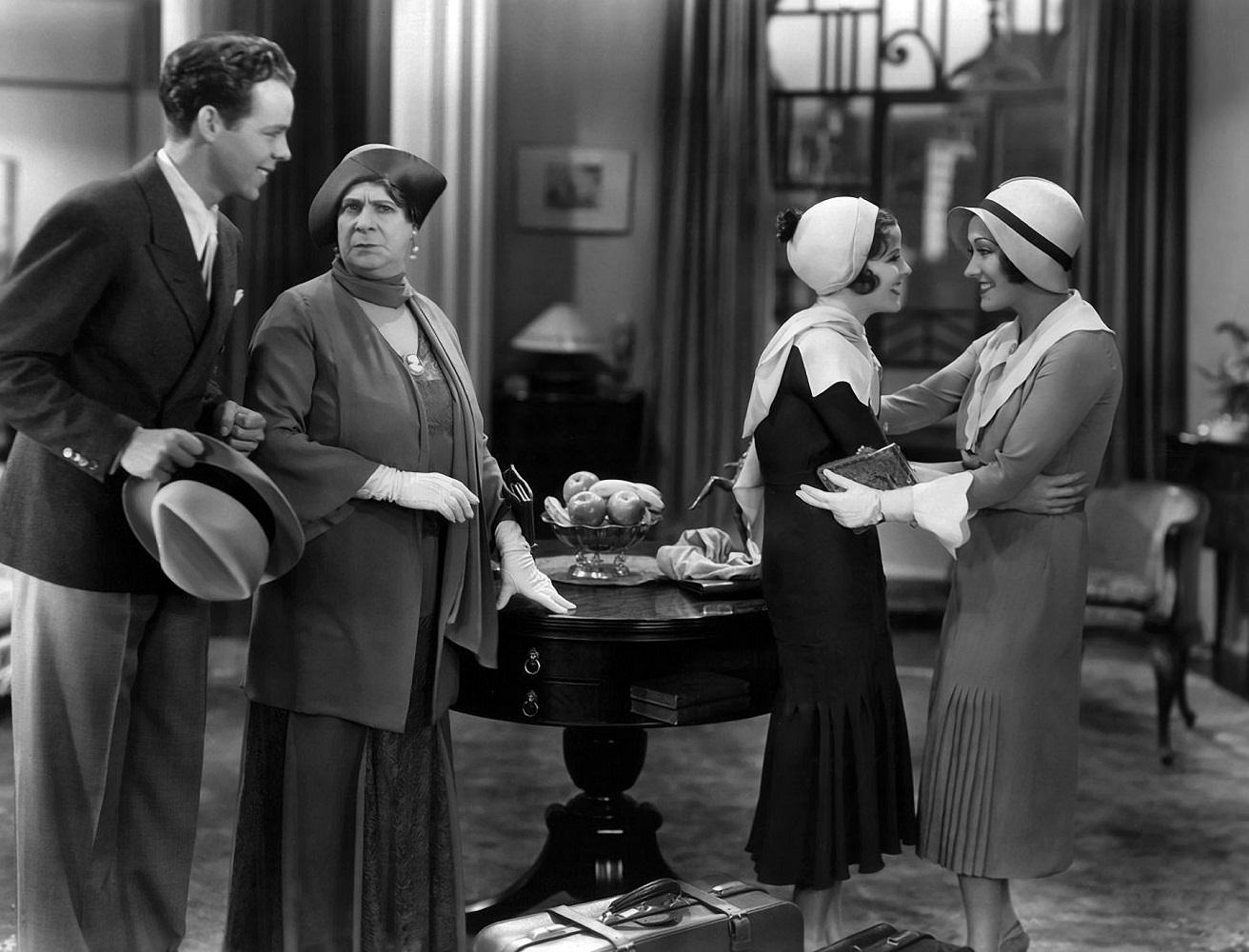 #30 Arthur Lake, Maude Eburne, Barbara Kent and Gloria Swanson in Indiscreet, 1931