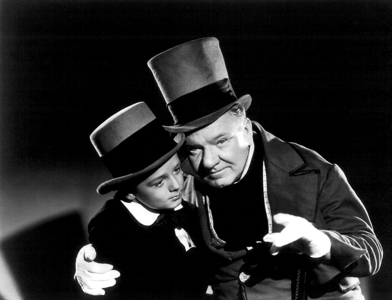 #12 Freddie Bartholomew and W.C. Fields in David Copperfield, 1935