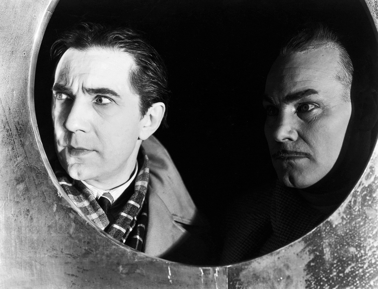 #52 Bela Lugosi and Harry Cording in The black cat , 1934
