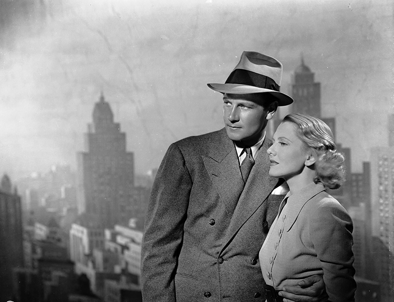#53 Joel McCrea and Jean Arthur in Adventure in Manhattan, 1936
