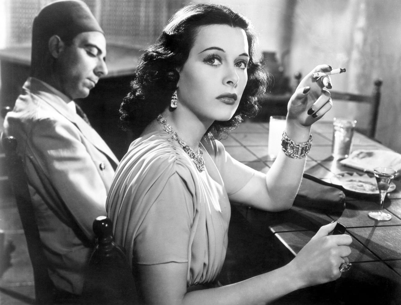 #54 Joseph Calleia and Hedy Lamarr in Algiers, 1938