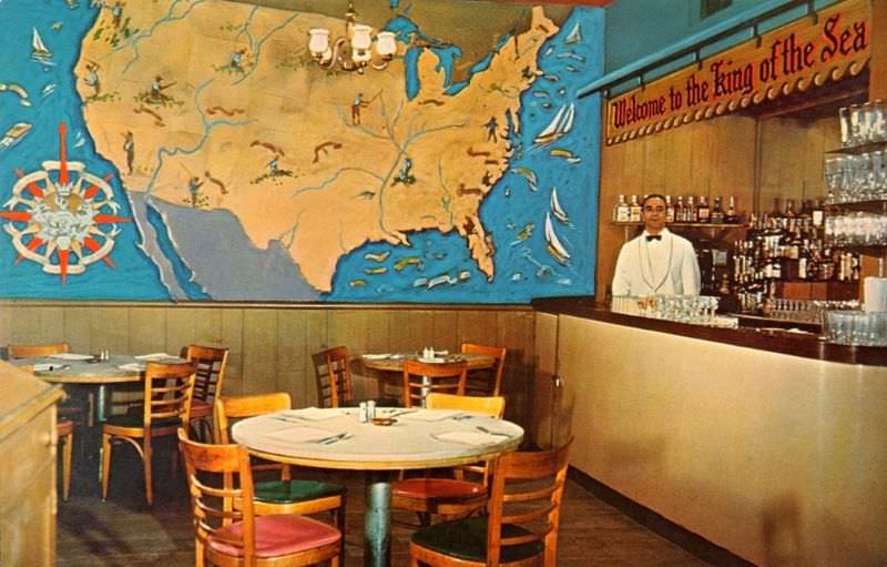 #10 The King of the Sea Restaurant, 53rd Street at 3rd Avenue, New York