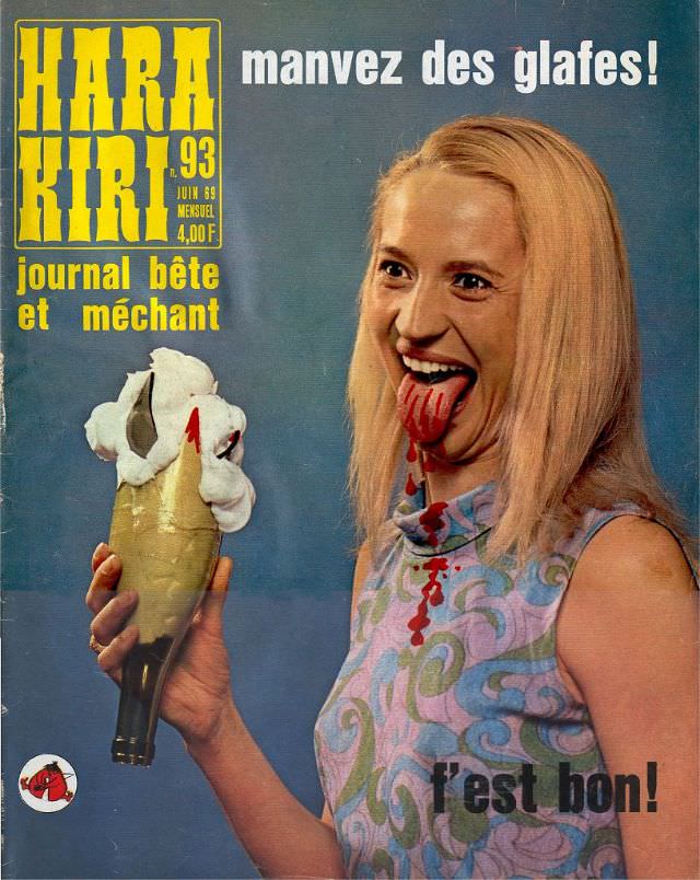 50+ Insane Covers From ‘Hara Kiri,’ The Magazine So ‘Stupid and Nasty’ That Was Banned By The French Government