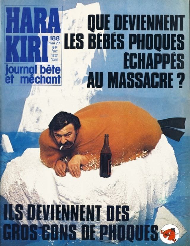 50+ Insane Covers From ‘Hara Kiri,’ The Magazine So ‘Stupid and Nasty’ That Was Banned By The French Government