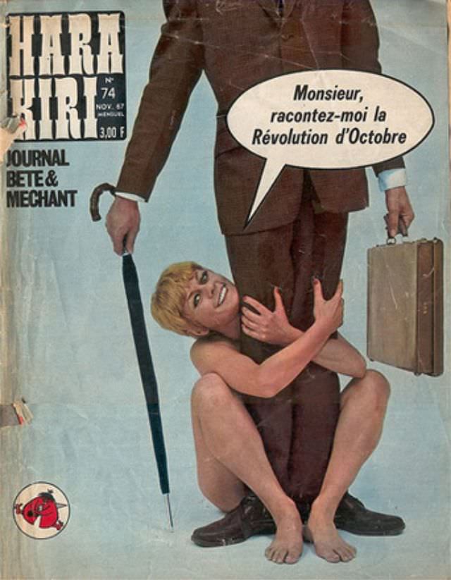 50+ Insane Covers From ‘Hara Kiri,’ The Magazine So ‘Stupid and Nasty’ That Was Banned By The French Government