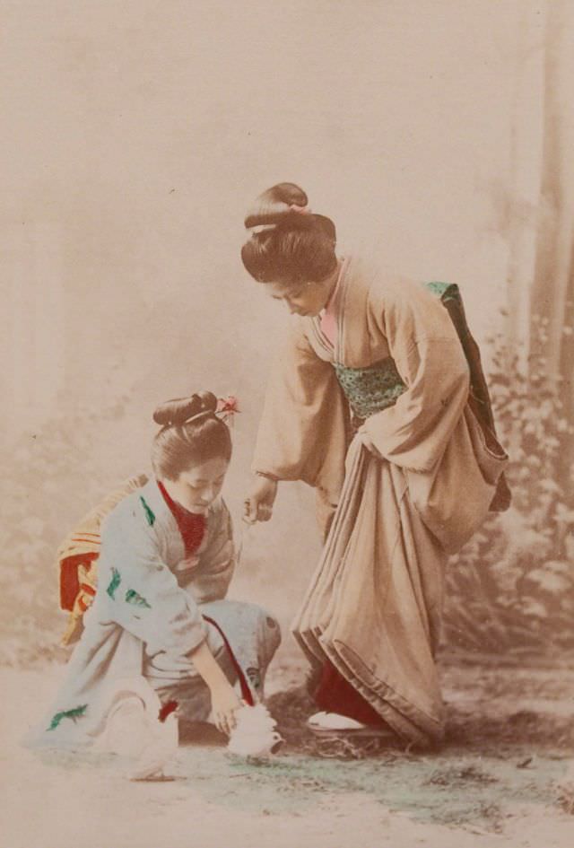 #40 Feeding chickens