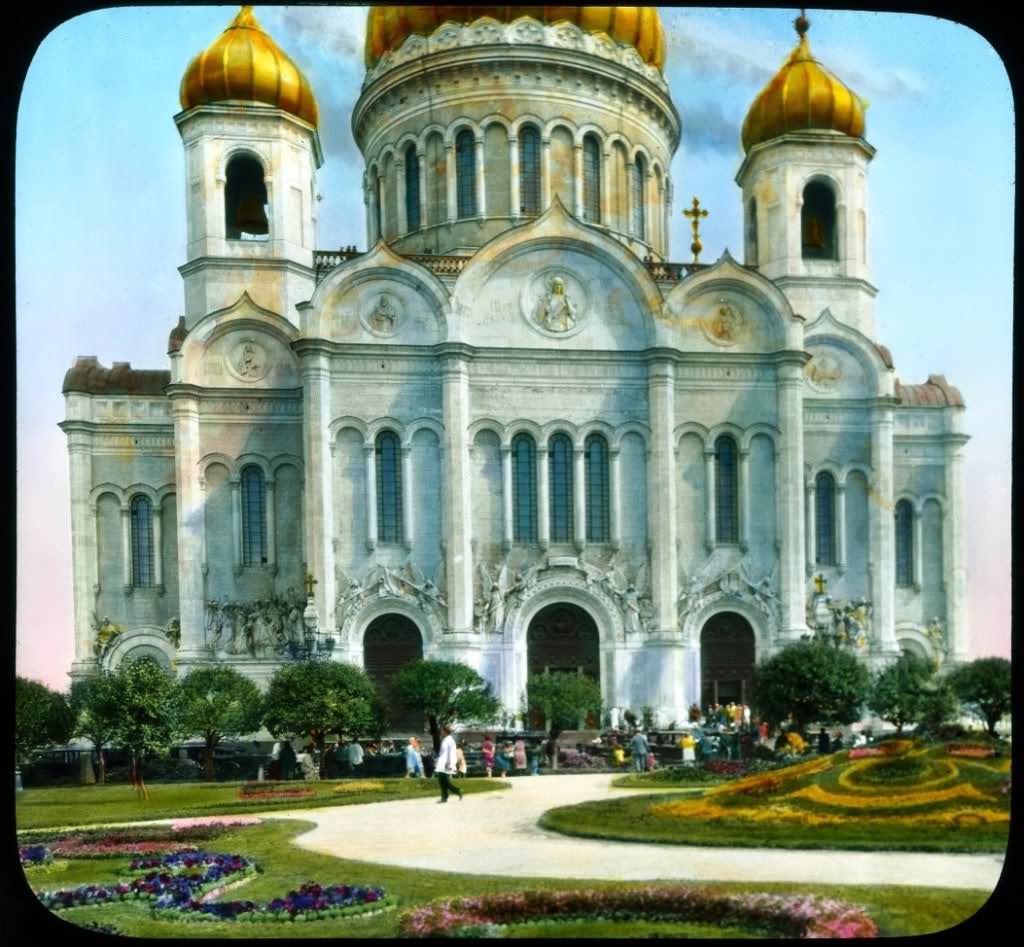 #22 The Christ Savior cathedral, blown up in 1931