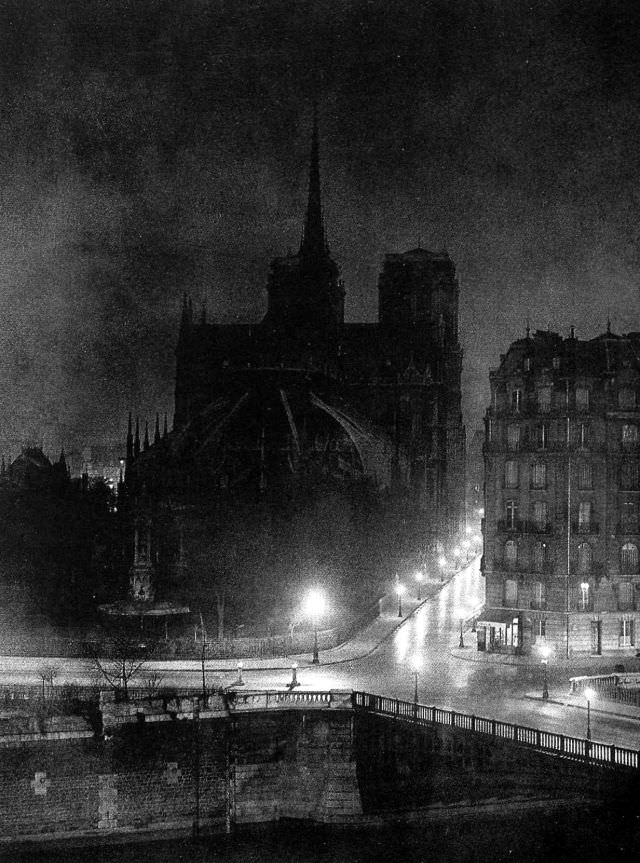 #19 Notre Dame de Paris after Midnight, 1930