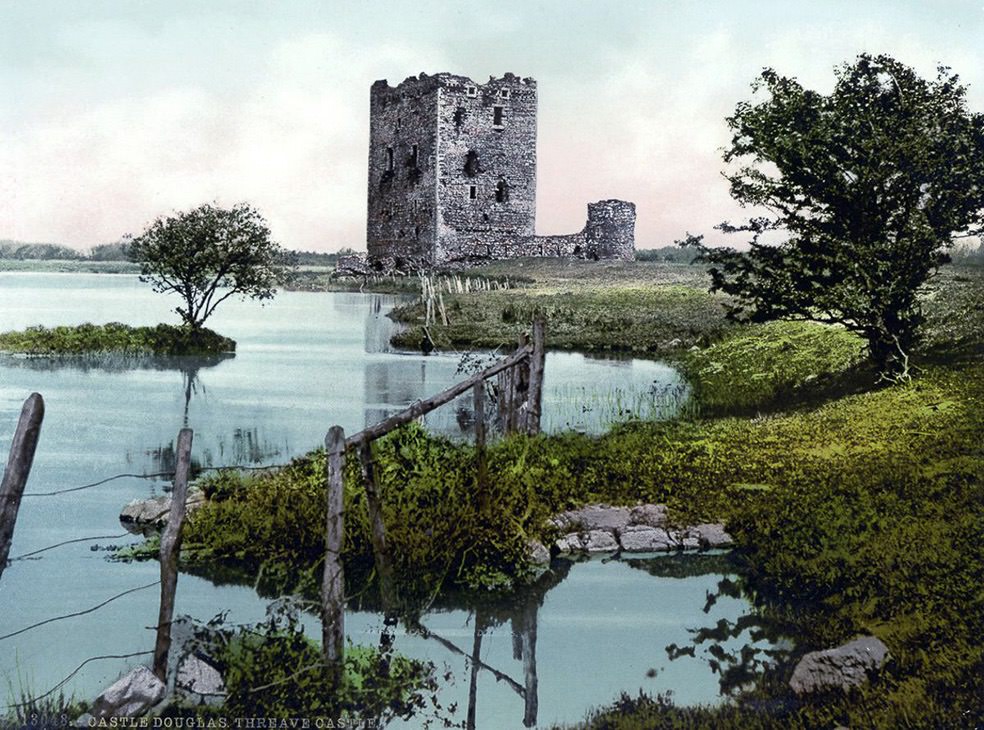#47 14th-century Threave Castle, near the town of Castle Douglas