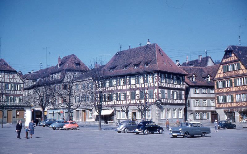 #18 Schwäbisch Hall. Half-timbered Houses