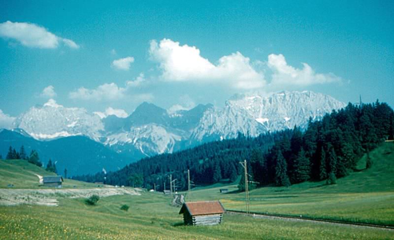 #26 View of the Alps (at least, the beginning of the Alps), near Garmisch-Partenkirchen