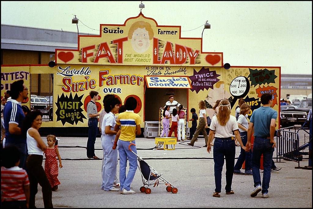 #18 Carnival scene in Corpus Christi, Texas, 1979